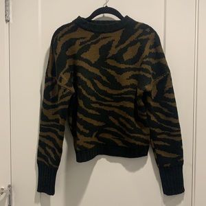 Brixton Tiger-Striped Sweater